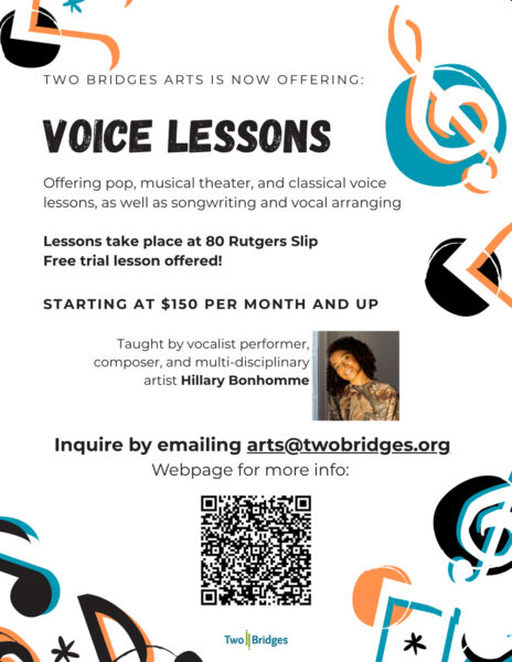 Two Bridges now offering voice lessons